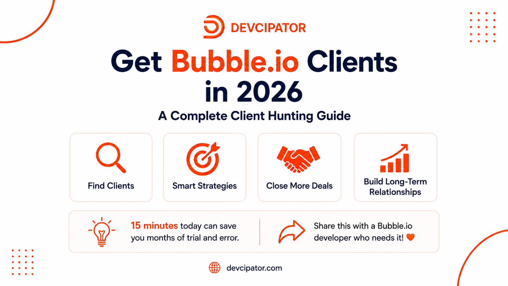 How to Get Bubble.io Clients in 2026: A Complete Client Hunting Guide