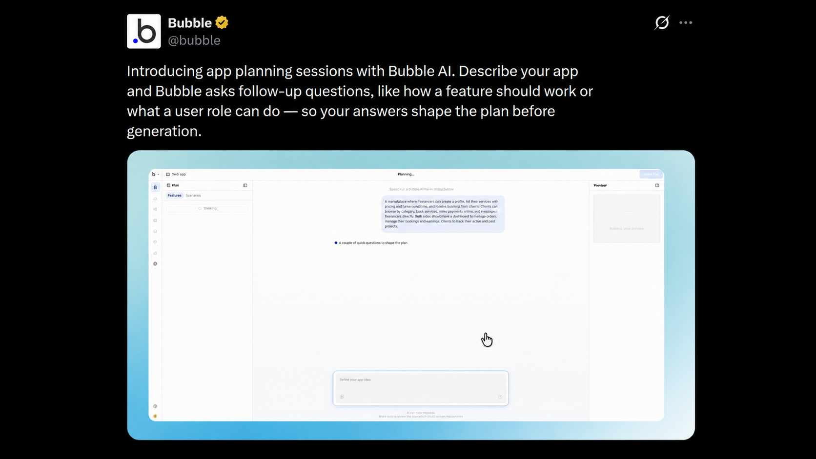Bubble Just Made AI App Building a Lot More Collaborative
