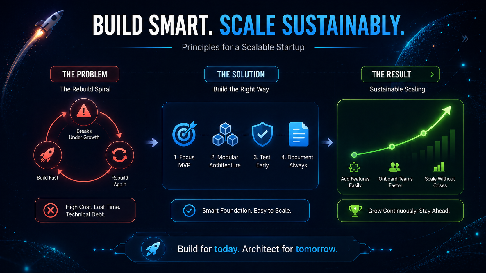 How to Build a Startup That Doesn't Need to Be Rebuilt Later
